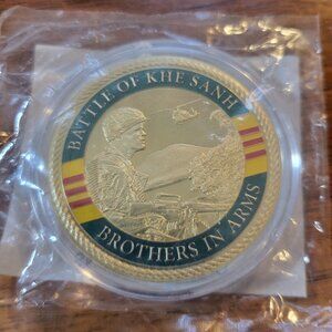 BATTLE OF KHE SANH BROTHERS IN ARMS CHALLENGE COIN